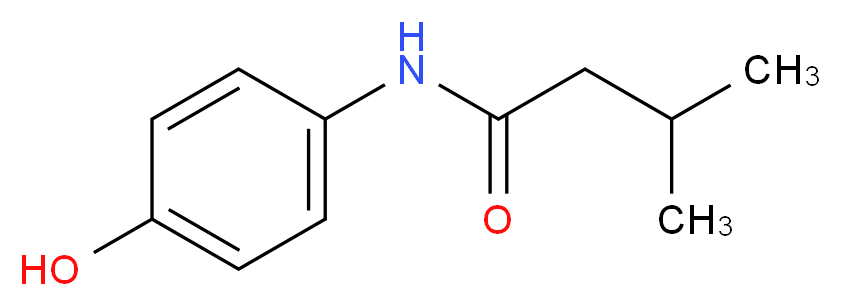 N-(4-hydroxyphenyl)-3-methylbutanamide_Molecular_structure_CAS_723755-75-7)