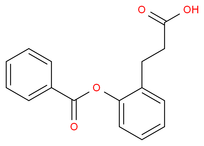 3-[2-(Benzoyloxy)phenyl]propionic acid_Molecular_structure_CAS_59725-59-6)