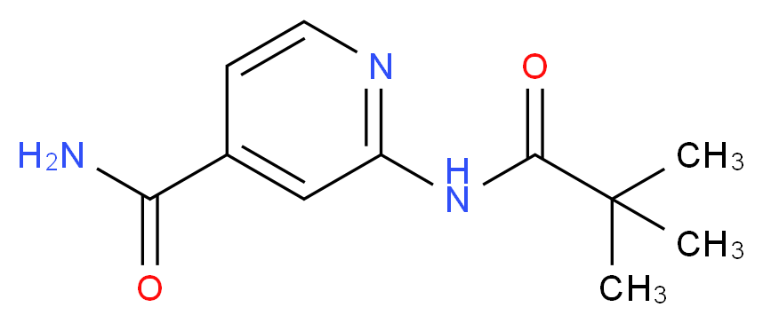 2-(2,2-Dimethyl-propionylamino)-isonicotinamide_Molecular_structure_CAS_470463-37-7)
