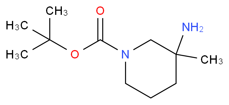 tert-Butyl 3-amino-3-methyl-piperidine-1-carboxylate_Molecular_structure_CAS_1158759-06-8)
