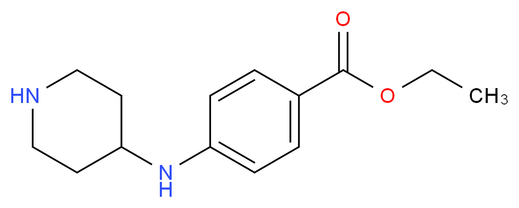 4-(Piperidin-4-ylamino)-benzoic acid ethyl ester_Molecular_structure_CAS_886362-80-7)