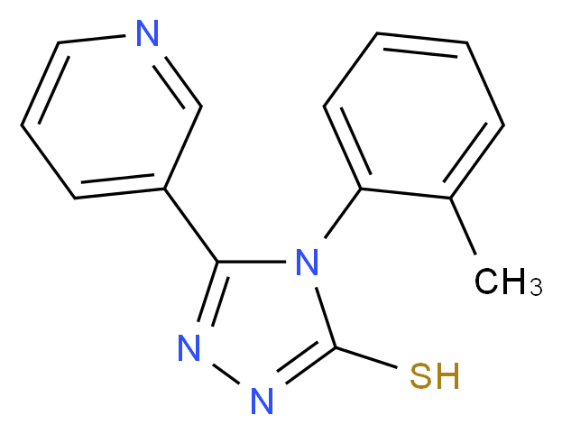 5-Pyridin-3-yl-4-o-tolyl-4H-[1,2,4]triazole-3-thiol_Molecular_structure_CAS_)