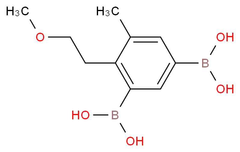 5-Methyl-4-propoxy-1,3-phenylenebisboronic acid_Molecular_structure_CAS_850568-70-6)