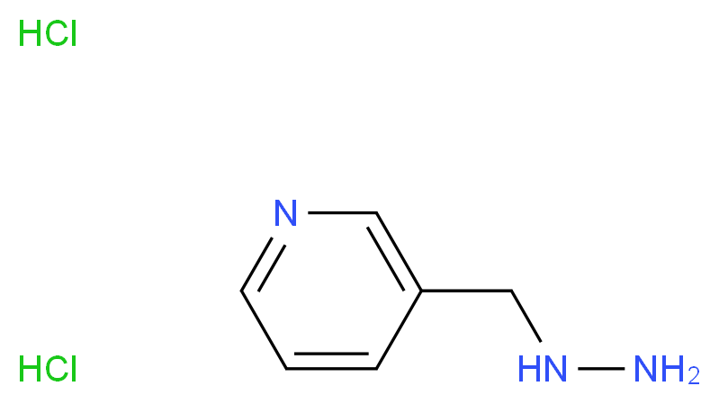 3-(Hydrazinomethyl)pyridine dihydrochloride_Molecular_structure_CAS_)