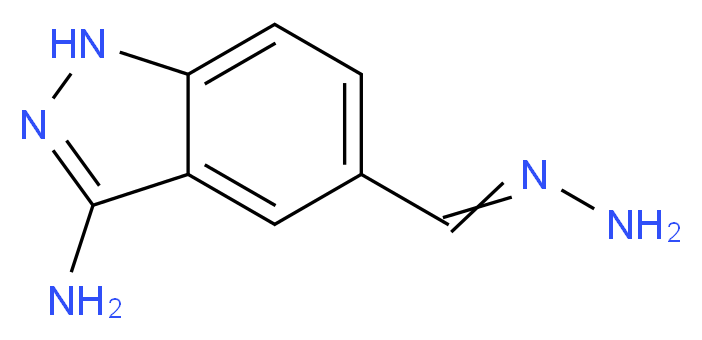 3-Amino-5-(hydrazonomethyl)-1H-indazole_Molecular_structure_CAS_)