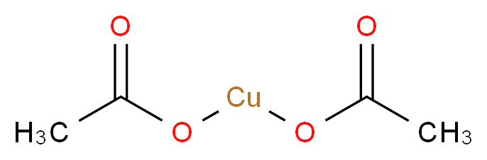 Copper(II) acetate_Molecular_structure_CAS_142-71-2)