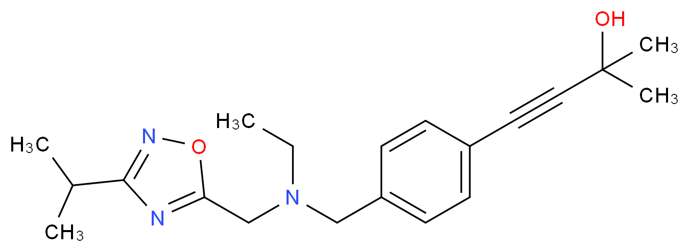 4-4-(ethyl(3-isopropyl-1,2,4-oxadiazol-5-yl)methyl amino methyl)phenyl-2-.....
