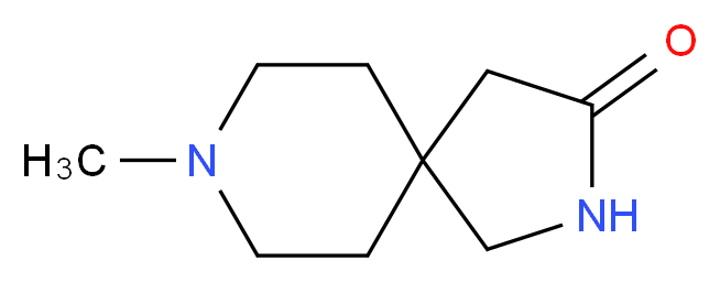 8-Methyl-2,8-diazaspiro[4.5]decan-3-one_Molecular_structure_CAS_154495-67-7)