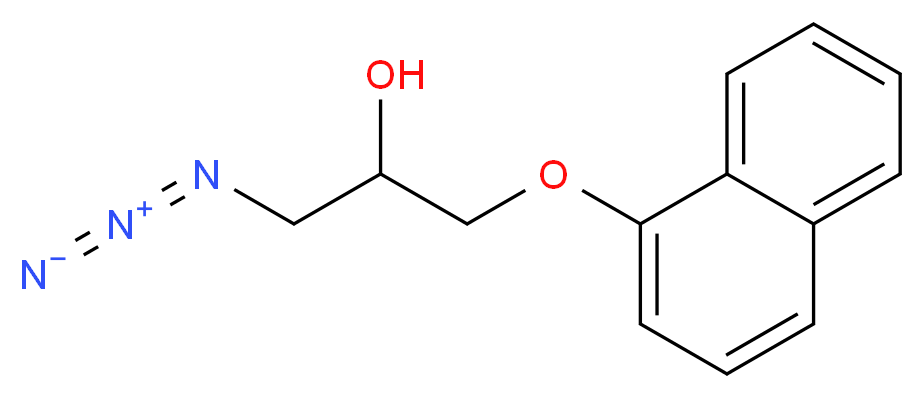 rac-1-Azido-3-(1-naphthalenyloxy)-2-propanol_Molecular_structure_CAS_87102-64-5)