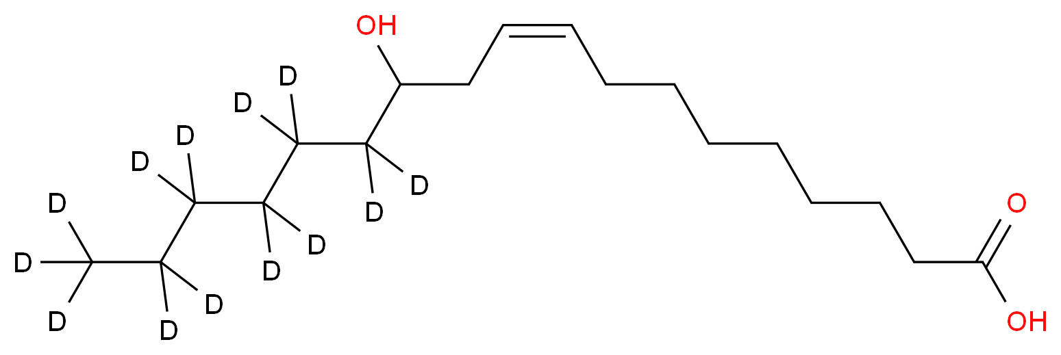 rac Ricinoleic Acid-d13_Molecular_structure_CAS_)