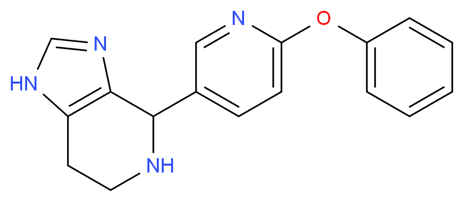 4-(6-phenoxypyridin-3-yl)-4,5,6,7-tetrahydro-1H-imidazo[4,5-c]pyridine_Molecular_structure_CAS_)