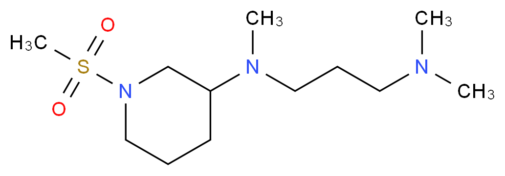 N,N,N'-trimethyl-N'-[1-(methylsulfonyl)-3-piperidinyl]-1,3-propanediamine_Molecular_structure_CAS_)