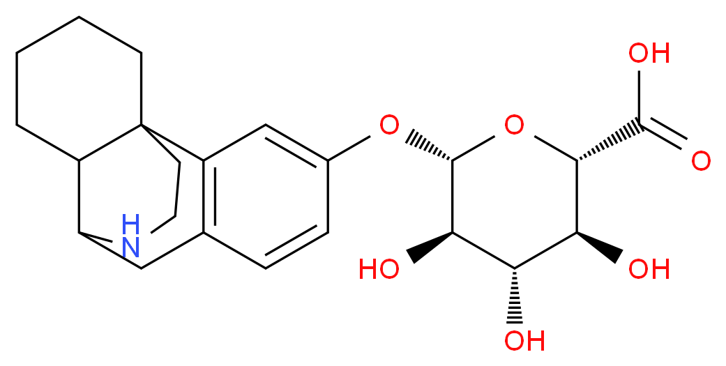 N-Desmethyl Dextrorphan β-D-O-Glucuronide_Molecular_structure_CAS_19153-89-0)