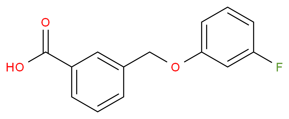 3-[(3-Fluorophenoxy)methyl]benzoic acid_Molecular_structure_CAS_)
