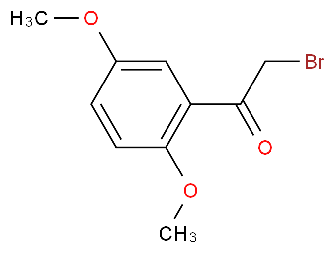 2-Bromo-1-(2,5-dimethoxyphenyl)ethanone_Molecular_structure_CAS_1204-21-3)