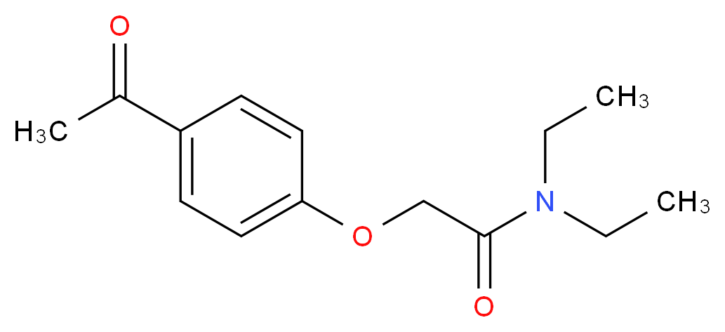 2-(4-acetylphenoxy)-N,N-diethylacetamide_Molecular_structure_CAS_)