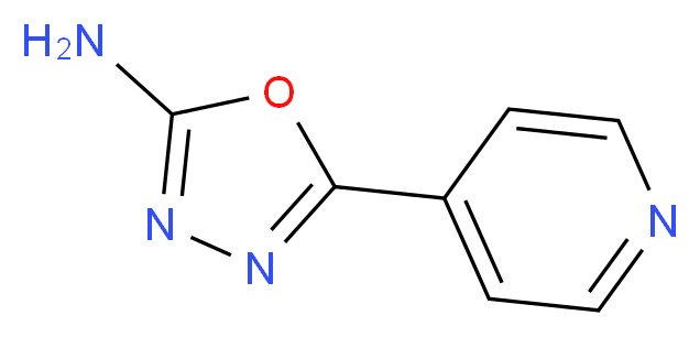 5-(pyridin-4-yl)-1,3,4-oxadiazol-2-amine_Molecular_structure_CAS_)