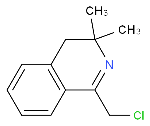 1-Chloromethyl-3,3-dimethyl-3,4-dihydro-isoquinoline_Molecular_structure_CAS_146304-90-7)