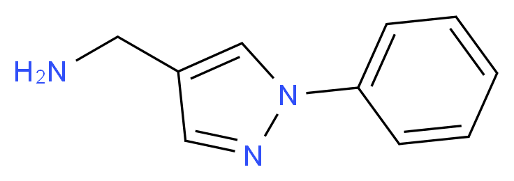 1-(1-phenyl-1H-pyrazol-4-yl)methanamine_Molecular_structure_CAS_400877-10-3)