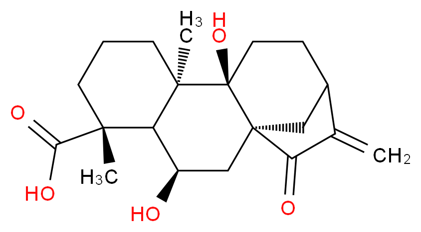 ent-6α,9α-Dihydroxy
-15-oxokaur-16-en-19-oic acid_Molecular_structure_CAS_81264-00-8)