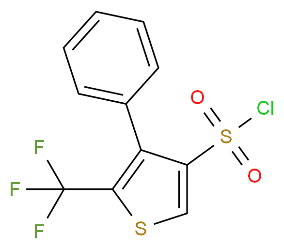 4-phenyl-5-(trifluoromethyl)thiophene-3-sulfonyl chloride_Molecular_structure_CAS_680215-52-5)