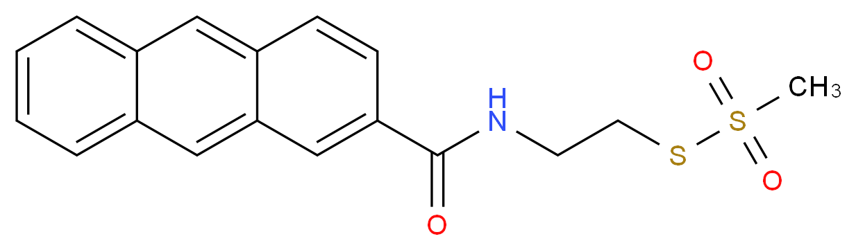 2-Carboxyanthracene MTSEA Amide_Molecular_structure_CAS_1159977-18-0)