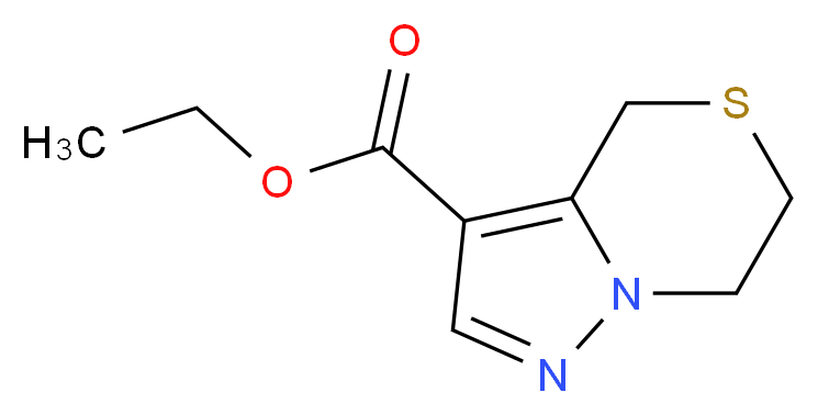 Ethyl 6,7-dihydro-4H-pyrazolo[5,1-c][1,4]thiazine-3-carboxylate_Molecular_structure_CAS_623564-60-3)
