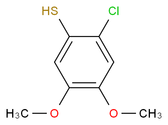 2-chloro-4,5-dimethoxybenzene-1-thiol_Molecular_structure_CAS_)