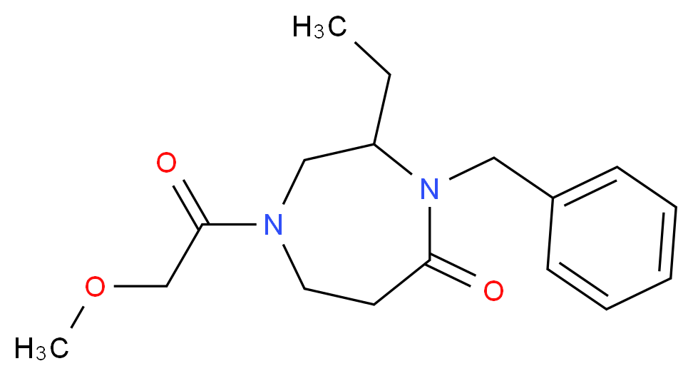 4-benzyl-3-ethyl-1-(methoxyacetyl)-1,4-diazepan-5-one_Molecular_structure_CAS_)