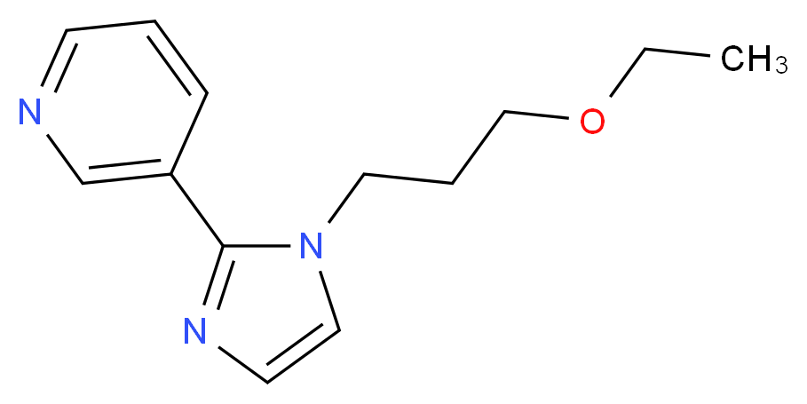 3-[1-(3-ethoxypropyl)-1H-imidazol-2-yl]pyridine_Molecular_structure_CAS_)