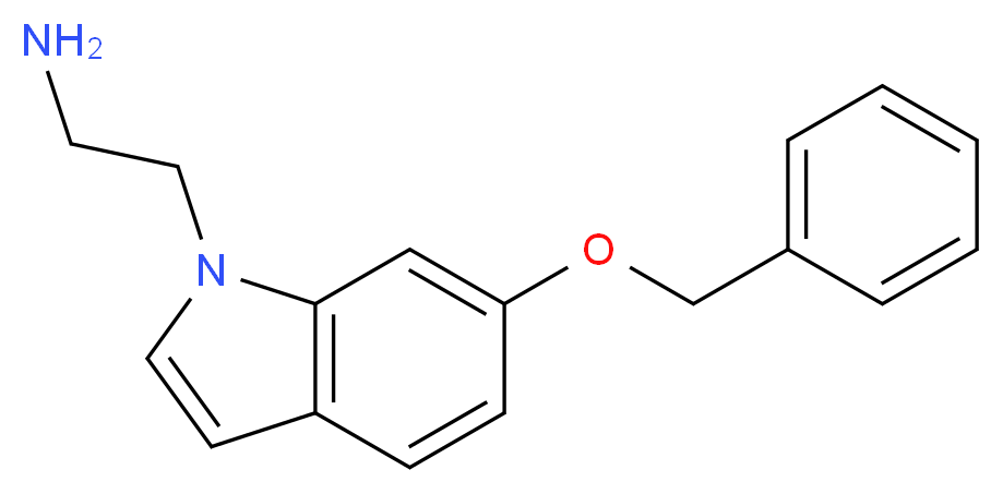 2-(6-(benzyloxy)-1H-indol-1-yl)ethanamine_Molecular_structure_CAS_)