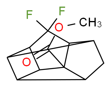 methyl 10,10-difluoropentacyclo[5.3.0.0~2,5~.0~3,9~.0~4,8~]decane-2-carboxylate_Molecular_structure_CAS_)
