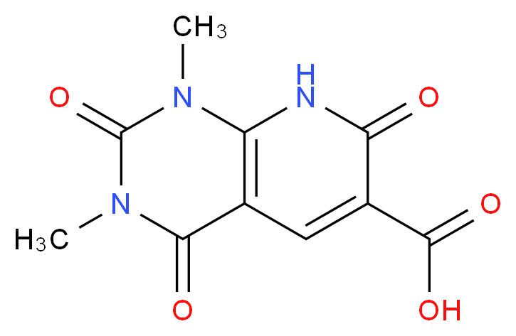 1,3-Dimethyl-2,4,7-trioxo-1,2,3,4,7,8-hexahydropyrido[2,3-d]pyrimidine-6-carboxylic acid_Molecular_structure_CAS_)