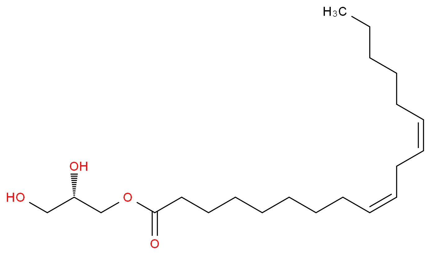 1-Linoleoyl-(2S)-glycerol_Molecular_structure_CAS_67968-46-1)