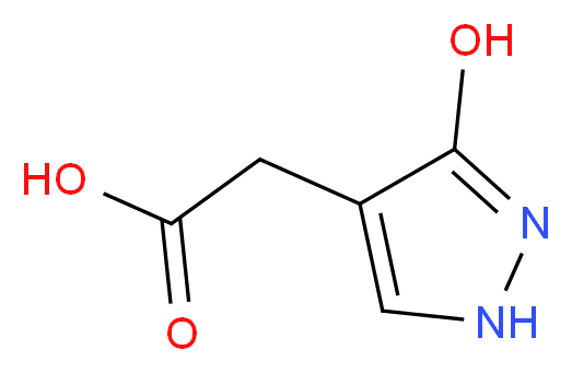 (3-Hydroxy-1H-pyrazol-4-yl)acetic acid_Molecular_structure_CAS_)