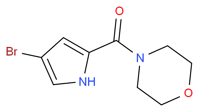 4-[(4-bromo-1H-pyrrol-2-yl)carbonyl]morpholine_Molecular_structure_CAS_900019-58-1)