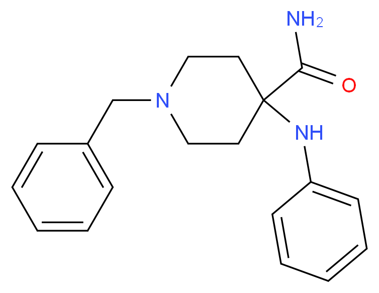 4-(Phenylamino)-1-benzyl-4-piperidinecarboxamide_Molecular_structure_CAS_1096-03-3)