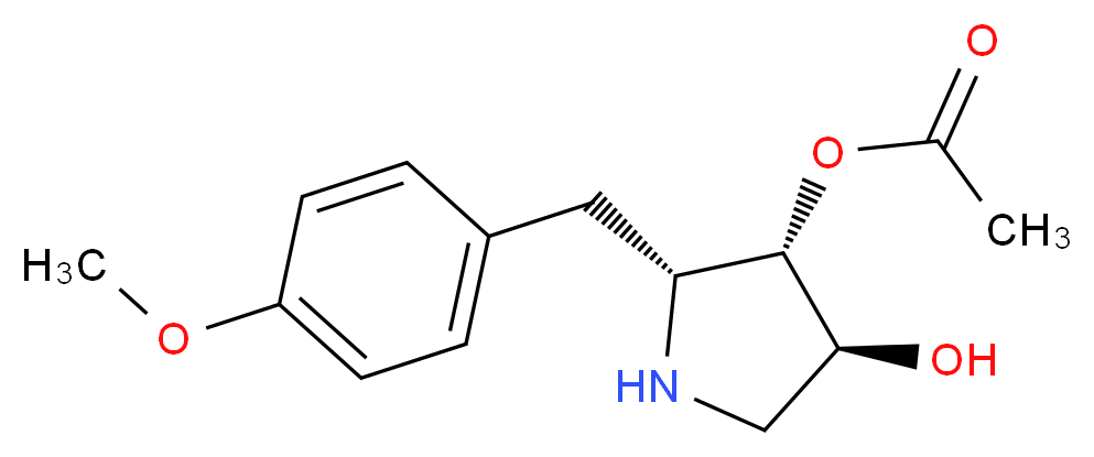 Anisomycin from Streptomyces griseolus_Molecular_structure_CAS_22862-76-6)