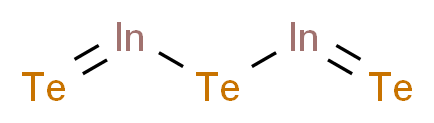 Indium(III) telluride_Molecular_structure_CAS_1312-45-4)