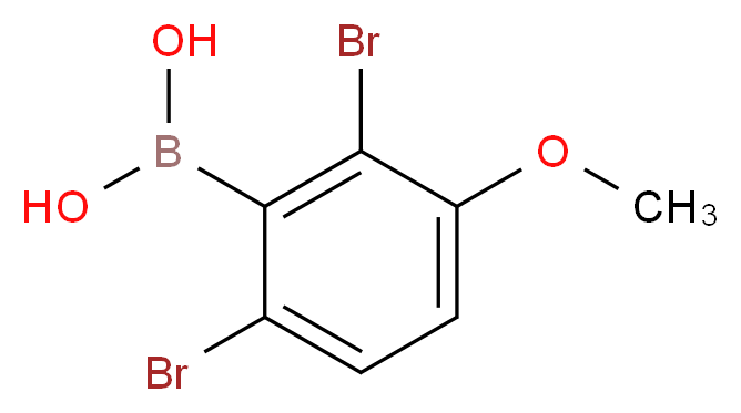 2,6-DIBROMO-3-METHOXYPHENYLBORONIC ACID_Molecular_structure_CAS_850567-93-0)