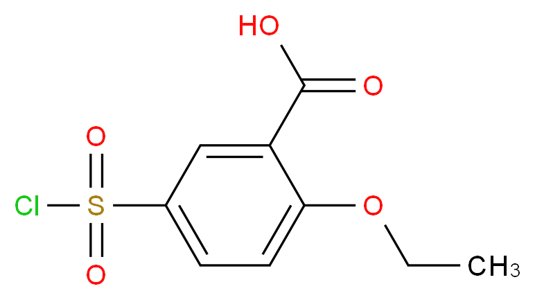 5-(chlorosulfonyl)-2-ethoxybenzoic acid_Molecular_structure_CAS_)