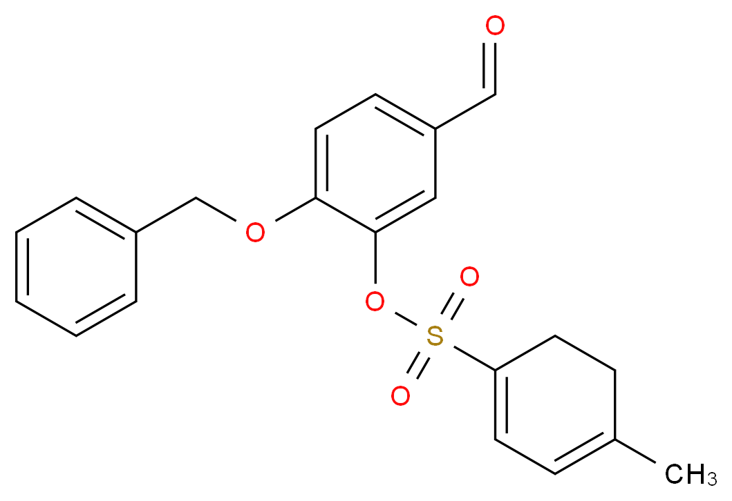 4-(Benzyloxy)-3-hydroxybenzaldehyde p-Toluenesulfonate_Molecular_structure_CAS_65615-20-5)