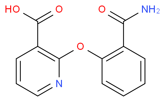 2-(2-carbamoylphenoxy)pyridine-3-carboxylic acid_Molecular_structure_CAS_)
