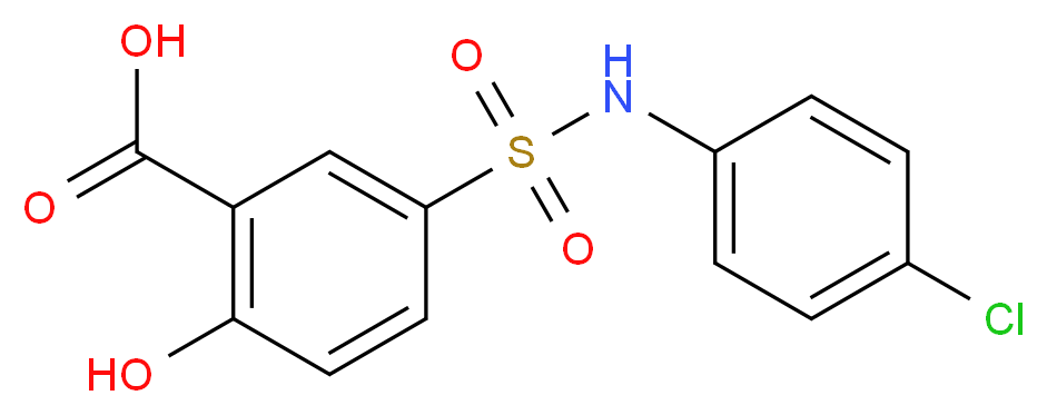 5-(4-Chloro-phenylsulfamoyl)-2-hydroxy-benzoic acid_Molecular_structure_CAS_62547-11-9)