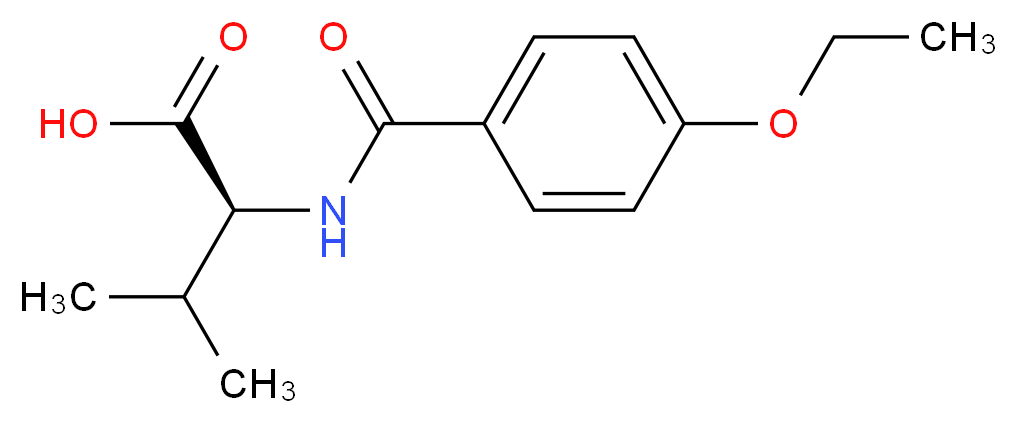 (2S)-2-[(4-ethoxybenzoyl)amino]-3-methylbutanoic acid_Molecular_structure_CAS_)