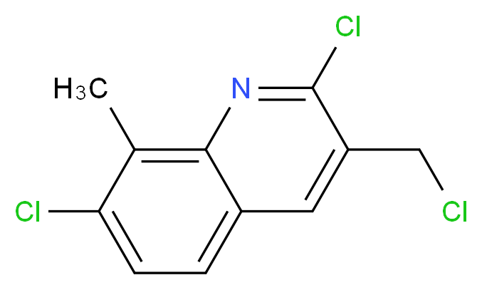 3-CHLOROMETHYL-2,7-DICHLORO-8-METHYLQUINOLINE_Molecular_structure_CAS_948292-24-8)
