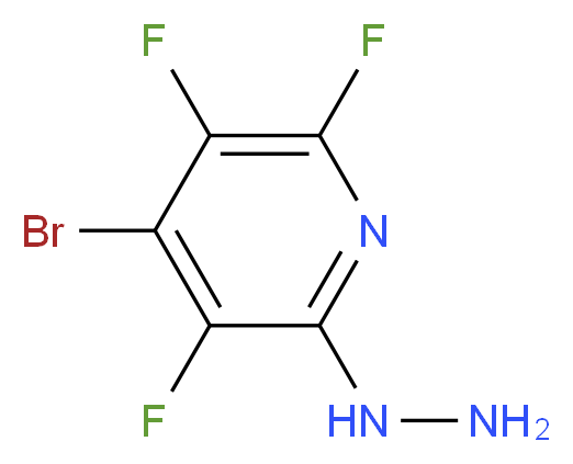 4-Bromo-2,3,5-trifluoro-6-hydrazinopyridine_Molecular_structure_CAS_65717-66-0)