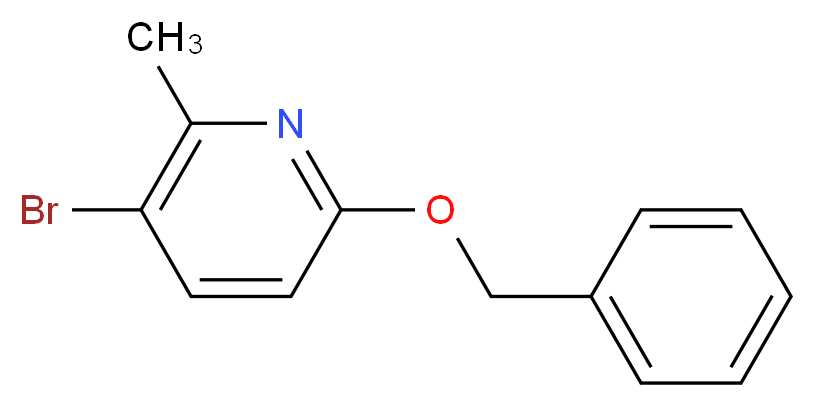 5-Bromo-2-benzyloxy-6-methylpyridine_Molecular_structure_CAS_126717-60-0)