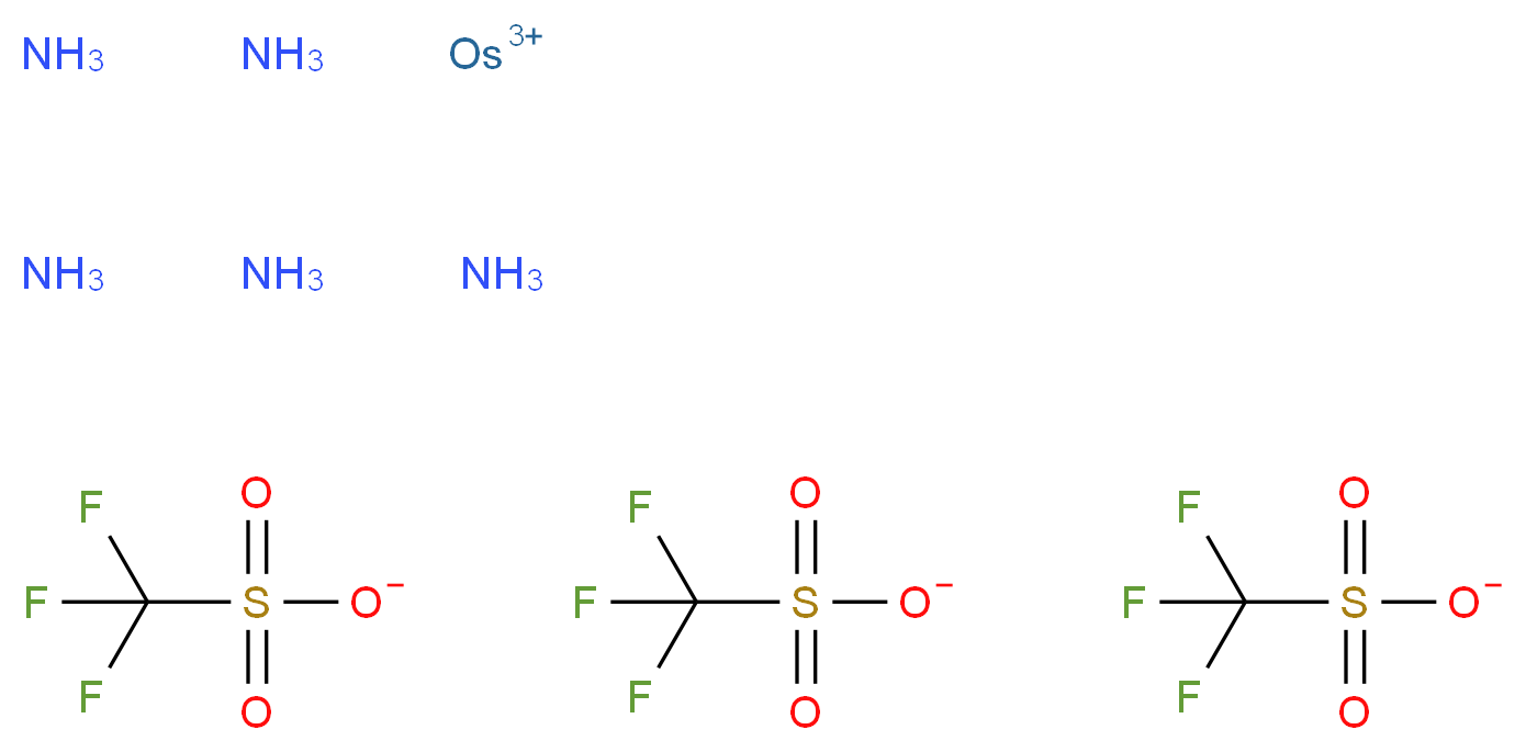 Pentaammine(trifluoromethanesulfonato)osmium(III) triflate_Molecular_structure_CAS_83781-30-0)
