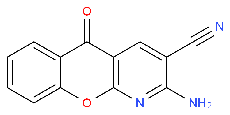 2-amino-5-oxo-5H-chromeno[2,3-b]pyridine-3-carbonitrile_Molecular_structure_CAS_)